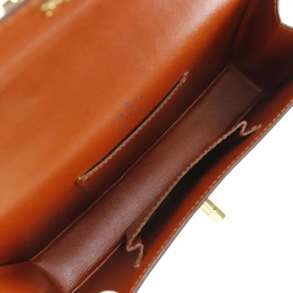 LOUIS VUITTON Brown Leather Shoulder Bag